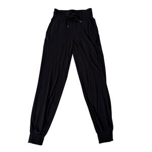 Lululemon Ready To Rulu Joggers Womens 2 Black High Rise Full Length Lightweight